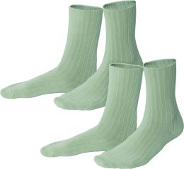Socken aus Viskose und Bio-Baumwolle - Doppelpack - ambrosia