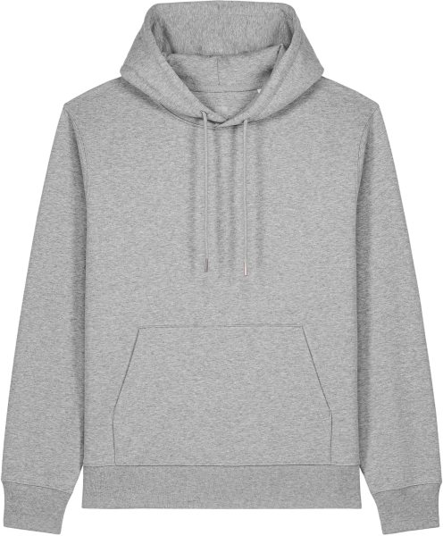 Hoodie aus Bio- & Recycling-Baumwolle - heather grey