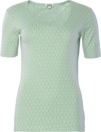 Schlaf-Shirt aus Bio-Baumwolle - ambrosia/white