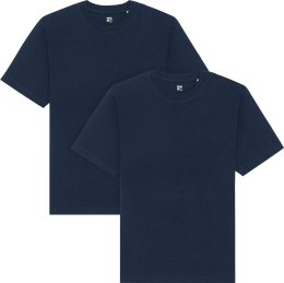 Super Heavy T-Shirt aus Bio-Baumwolle - 2er-Pack - french navy