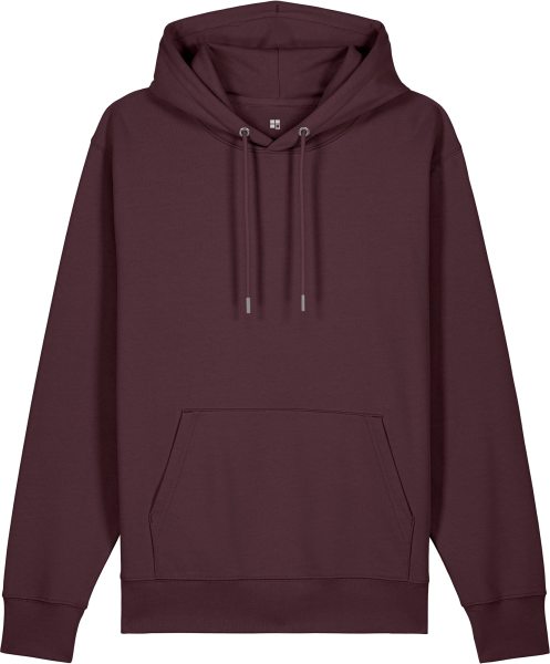 Iconic Hoodie aus Bio-Baumwolle - red brown
