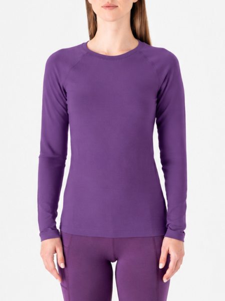 Active Longsleeve aus Micromodal - weinbeere