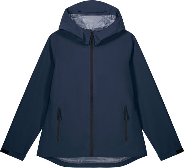 Damen Regenjacke aus recyceltem Polyester - french navy