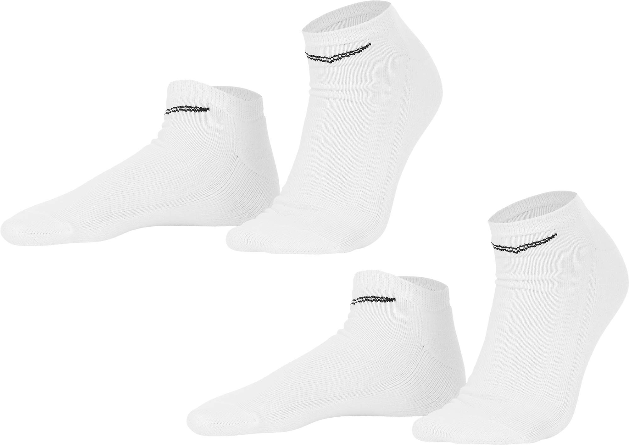 Sneaker-Socken in weiss Trigema Kurzschaftsocken 07055