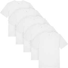 Iconic T-Shirt aus Bio-Baumwolle - 5er-Pack - white