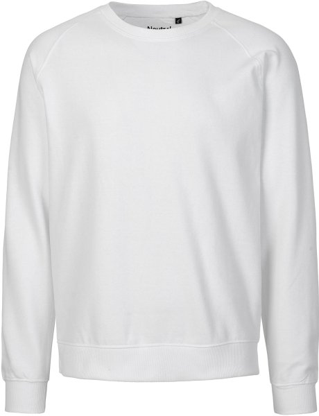 Unisex Sweatshirt aus Fairtrade Bio-Baumwolle - weiss