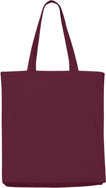 Tote Bag aus recycelter Baumwolle - deep plum
