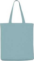 Tote Bag aus recycelter Baumwolle - pebble blue