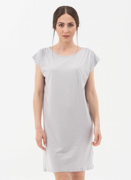 Leichtes Tencel Kleid Mit Schulterraffung Okofair Grundstoff Net 
