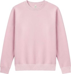Organic Women's Sweatshirt  - baby pink