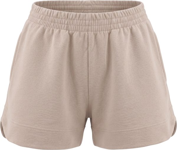 Organic Women's Sweat-Shorts - fawn