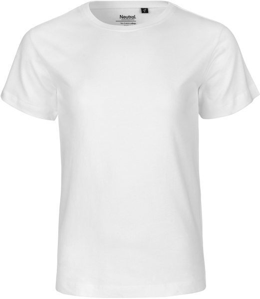 Kinder T-Shirt aus Fairtrade Bio-Baumwolle - white