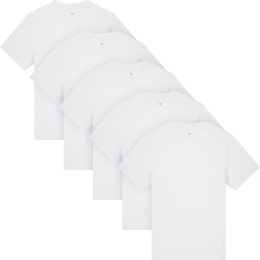 Heavy T-Shirt aus Bio-Baumwolle - 5er-Pack - white