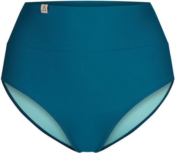 High Waist Bikini Hose Feel - petrol
