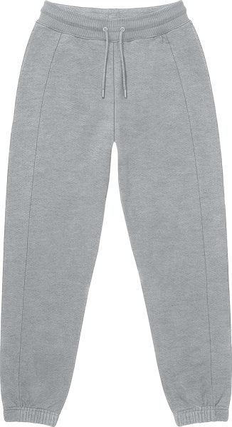 Organic Women's Barrel Leg Sweatpants - light heather