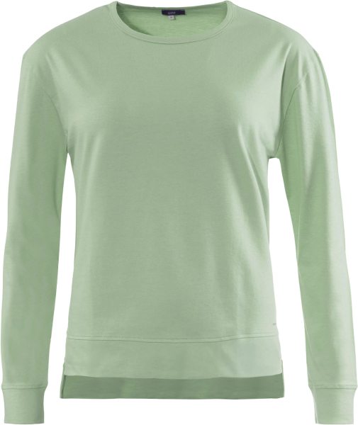 Schlaf-Shirt aus Bio-Baumwolle - misty green