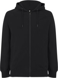 Schwerer Unisex Hoodie aus Biobaumwolle - black