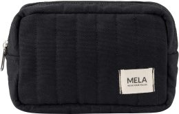 Gepolsterte Tasche Paveen (klein) aus Fairtrade Bio-Baumwolle  - schwarz