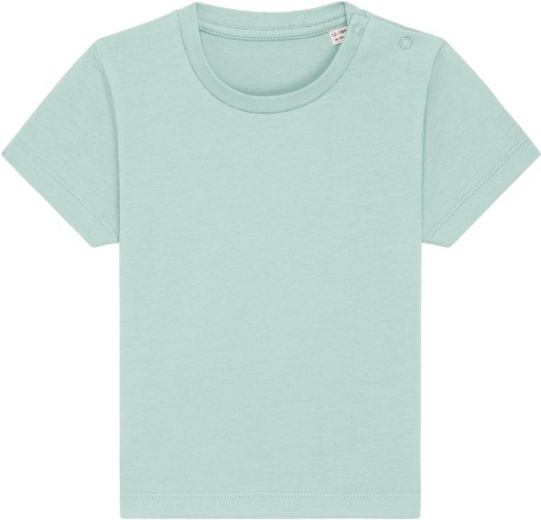 Baby T-Shirt aus Bio-Baumwolle - caribbean blue
