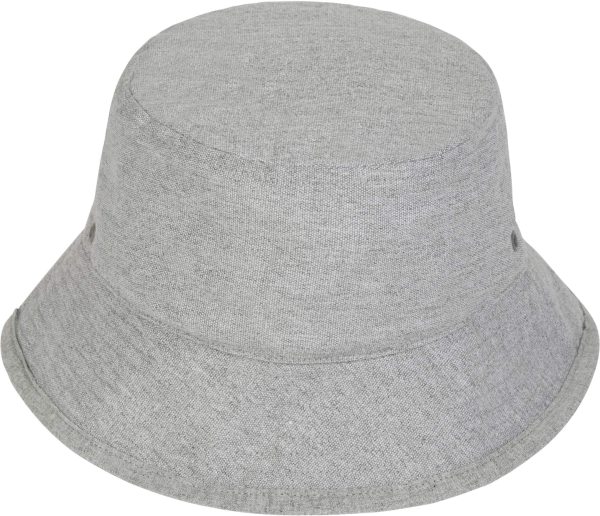 Canvas Fischerhut aus recyceltem Baumwoll-Mix - heather grey