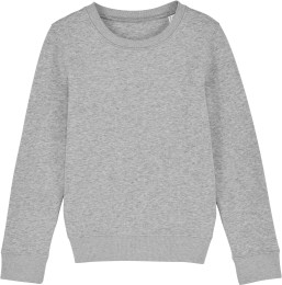 Kinder Sweatshirt aus Bio-Baumwolle - heather grey