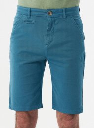 Slim Fit Shorts aus Bio-Baumwolle - petrol blue