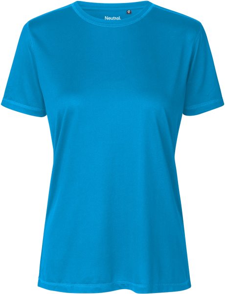 Performance T-Shirt aus recyceltem Polyester - sapphire
