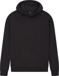 Organic Kinder Hoodie - sueded black