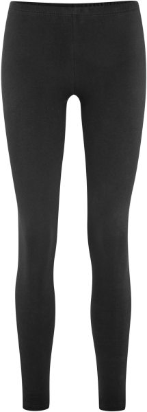 Winter-Leggings aus Bio-Baumwolle - black