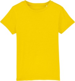 Kinder T-Shirt aus Bio-Baumwolle - golden yellow