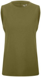 Active Tanktop aus Bio-Baumwolle & Modal - olive